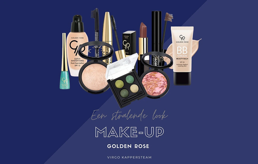 golden rose make-up